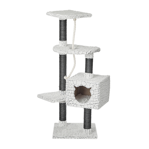 M-Pets 113cm Snake Trivor Cat Tree Scratch Post White