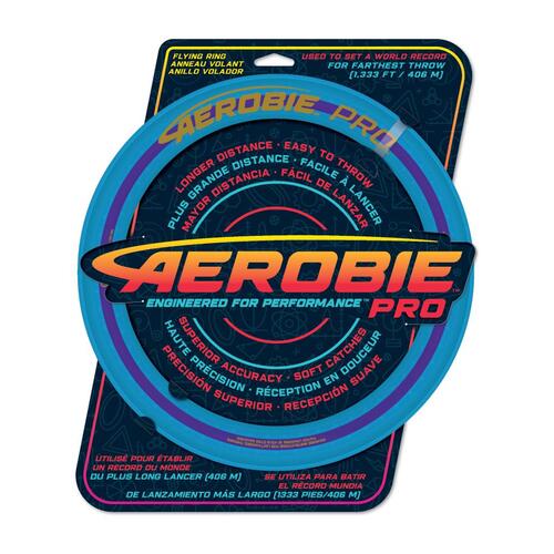 Aerobie Pro Flying Ring Frisbee 13" Blue 12y+