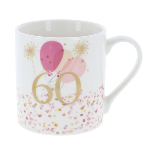 Gibson Gifts Rush Birthday Ladies 60th Mug R 250ml