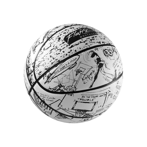 Striker Los Angeles Hip Hop Themed Rubber Basketball Size 7