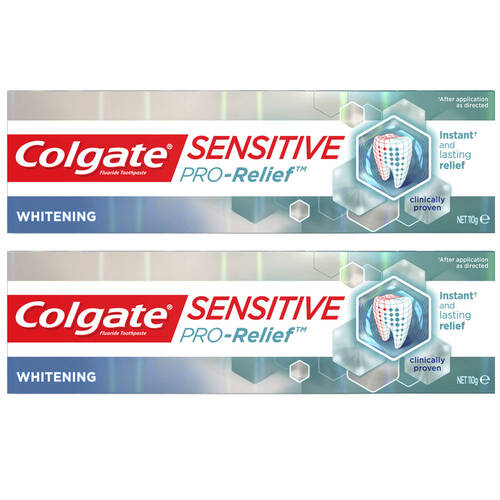 2PK Colgate 110g Sensitive Pro Relief Whitening Tooth Paste