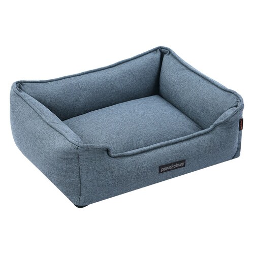 Paws & Claws 60x50cm Pia Walled Pet Bed Medium - Denim