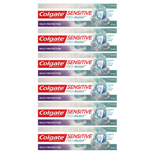 6x Colgate 110g Sensitive Pro Relief Multi Protection Tooth Paste