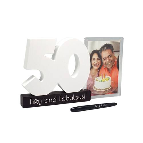 Gibson Gifts Celebration Signature Frame 50R Display w/ Marker