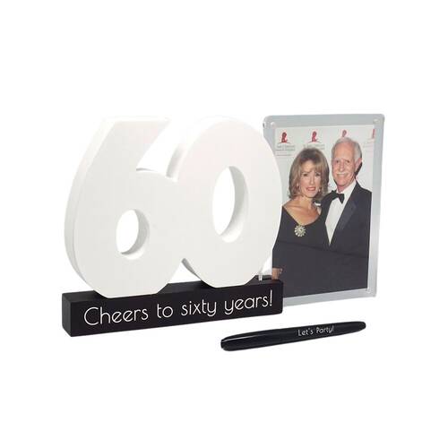 Gibson Gifts Celebration Signature Frame 60R Display w/ Marker