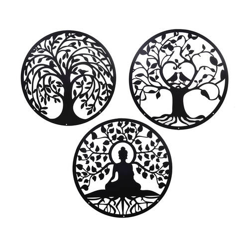 Gibson Gifts Tree of Life Wall Art Plaque - Assorted