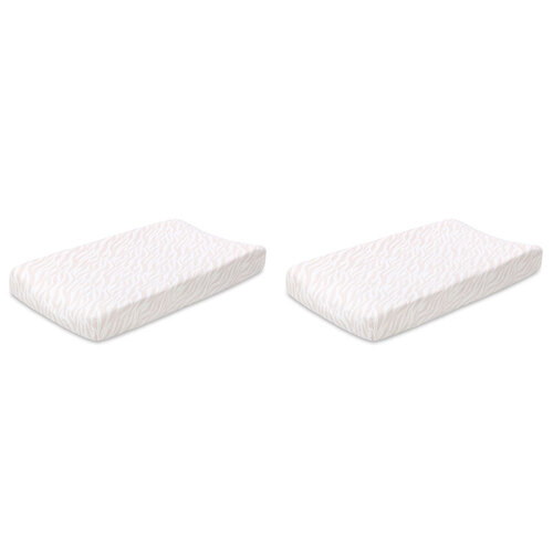 2PK Animal Planet Baby Changing Pad Cover Be Kind To Every Kind Zebra 81cm