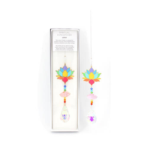 Gibson Gifts Spiritual Suncatcher Lotus Display Decor