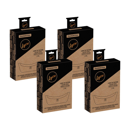 8pc Tramontina Silicone Pot Handle Holder Gloves for Lyon Pots and Pans