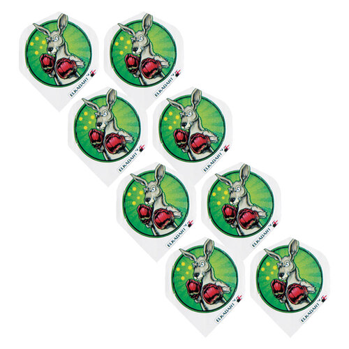 24pc Formula Sports Boxing Kangaroo Polyester Dart Flights Standard Wing Set