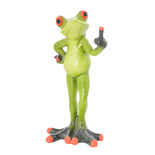 Gibson Gifts Funny Frog Up Yours Figurine Home Decor 16x8cm