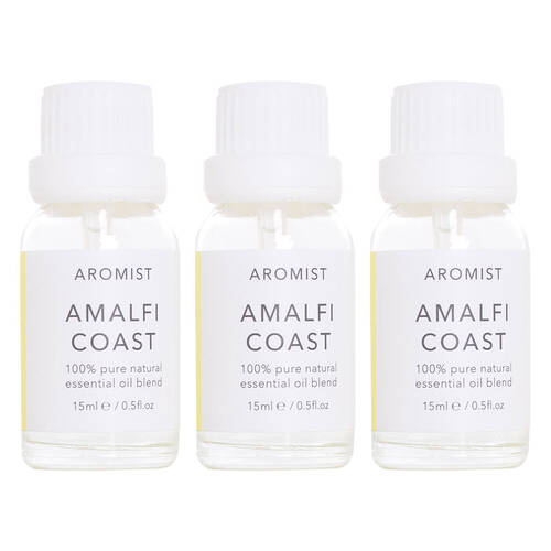 3PK Gibson Gifts 15ml Aromist Oil Amalfi Coast Natural Essential Blend