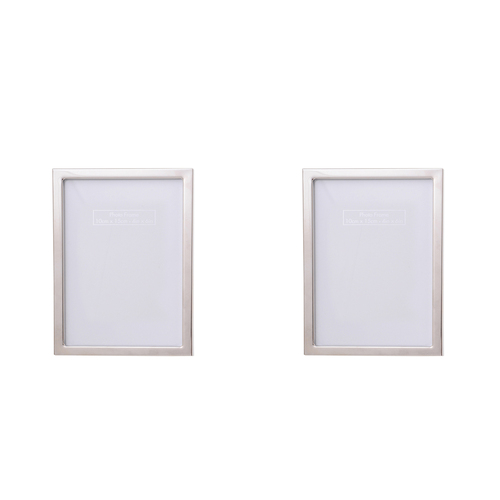 2PK Gibson Gifts Elegant Silver Photo/Picture Frame 4x6" Rectangle