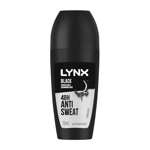 Lynx 50ml Antiperspirant Roll On Black 48Hr