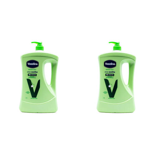 2PK Vaseline Intensive Care Aloe Soothe Body Lotion 1.5L