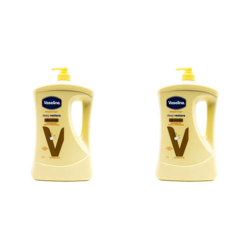 2PK Vaseline Intensive Care Deep Restore Body Lotion 1.5L