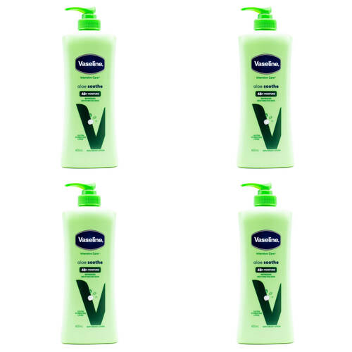 4PK Vaseline Intensive Care Aloe Soothe Body Lotion 400ml