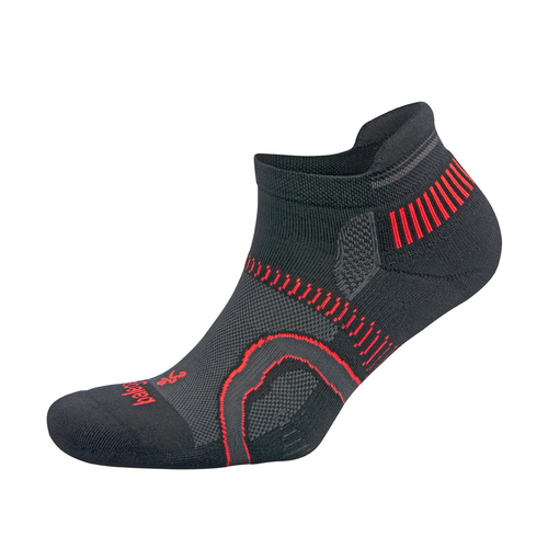 Balega Hidden Contour Running Sports Socks XL Black/Fog