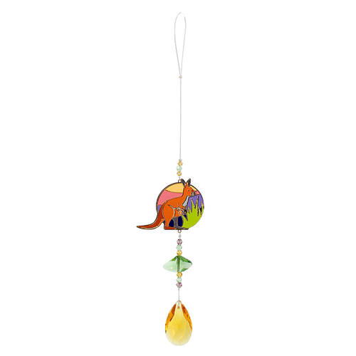Gibson Gifts Eternity Aussie Sun Catcher Kangaroo Hanging Decor