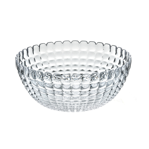 Guzzini Tiffany Plastic 25cm/3L Food Bowl Large Container - Clear