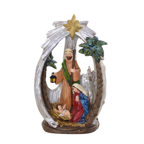 Gibson Gifts Nativity Scene Family Christmas Decoration 100x160x260mm