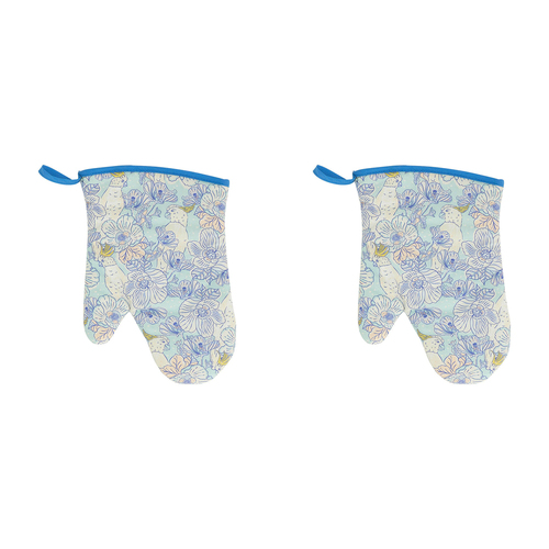 2PK Annabel Trends Cotton Single Oven Mitt 18x26cm - Hello Cockie
