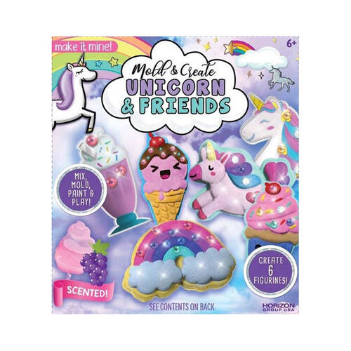 Make It Mine Mold & Create Unicorn and Friends Childrens Ceramic Kit 6y+