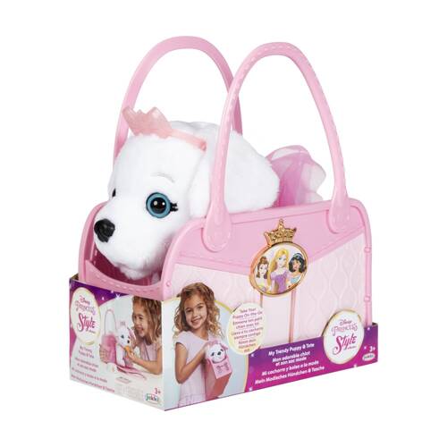 Disney Princess Style Collection Train & Treat Precious Puppy Tote Bag Kids Toy