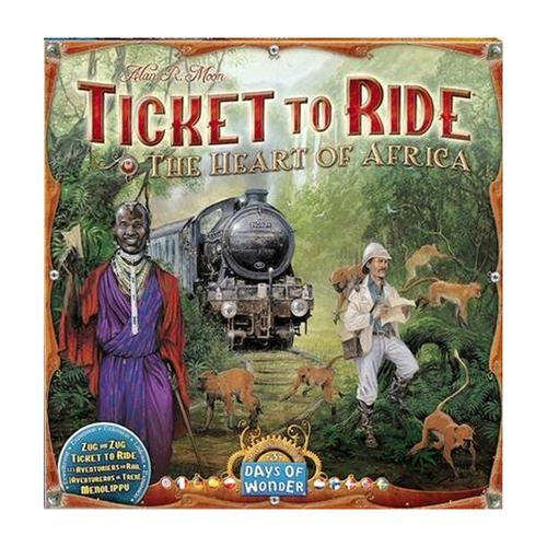 Days of Wonder Ticket to Ride Africa Expansion Tabletop Board Game 8y+
