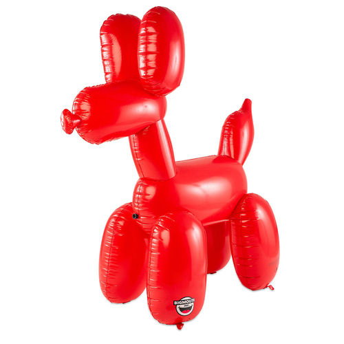 BigMouth Inc. Inflatable Balloon Dog Water Sprinkler Kids Outdoor Toy Red