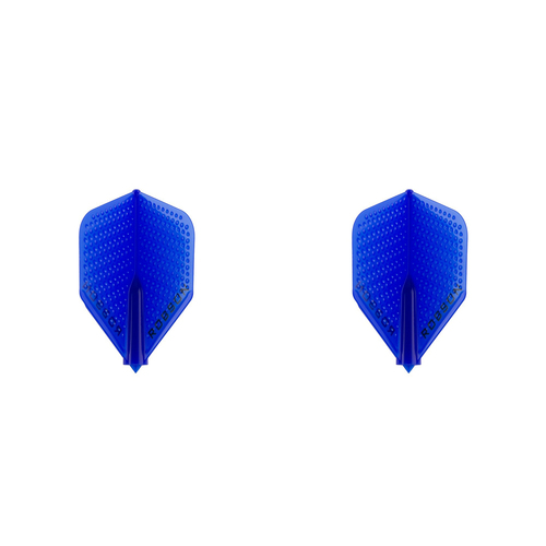 2PK Robson Dimpled Plus Dart Flight Standard Accessory - Blue