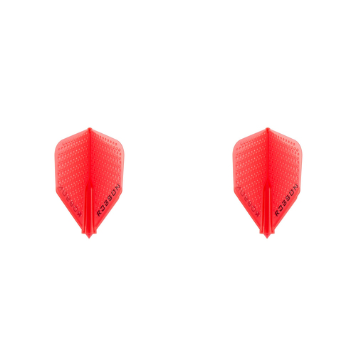 2PK Robson Dimpled Plus Dart Flight Standard Accessory - Red