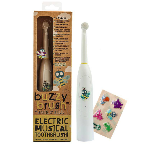 Jack N' Jill Buzzy Brush Electric Musical Toothbrush Kids 3y+