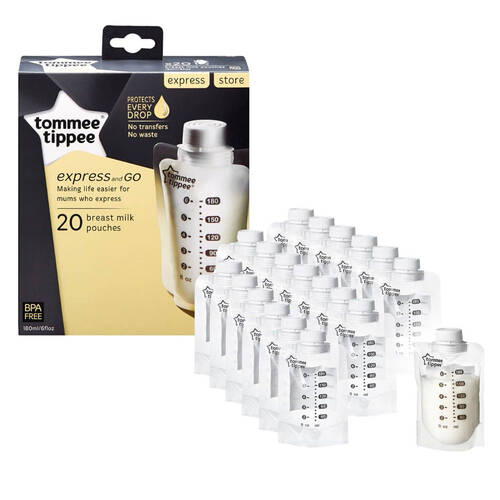 20PK Tommee Tippee Breast Milk Pouches