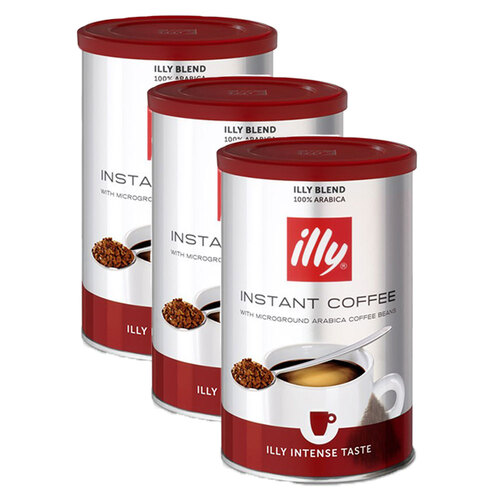 3PK Illy Blend Instant Intense Coffee 95g