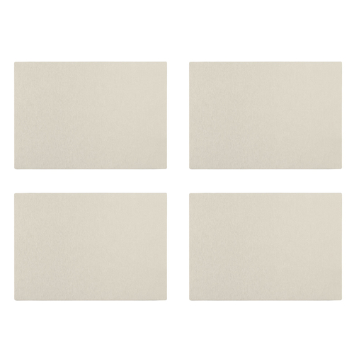 4PK Guzzini Tierra 43cm Nature Reversible Placemat - White