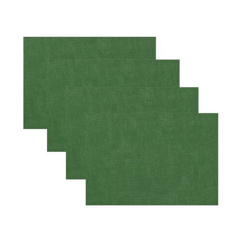 4PK Guzzini Fabric Reversible Rectangular Placemat 43x30cm Table Mat Emerald