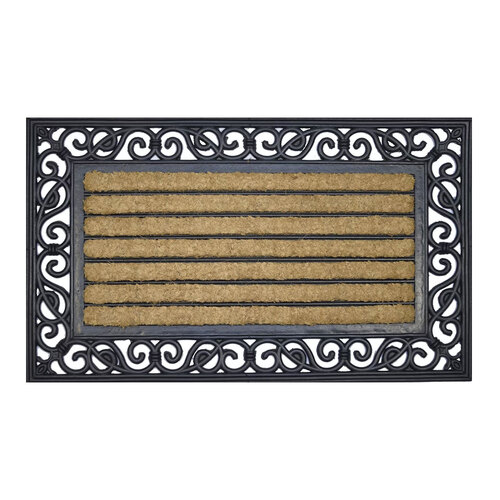 Solemate Rubber Ribbed 45x75cm Outdoor Doormat