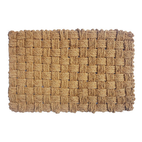 Solemate Rope Basket Weave 50x80cm Outdoor Doormat