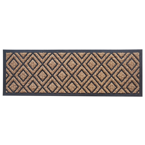 Solemate Rubber-Coir Yarn Diamond 40x120cm Outdoor Doormat