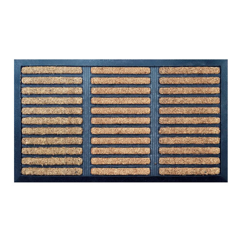 Solemate Embossed Brush Design 40x70cm Outdoor Doormat