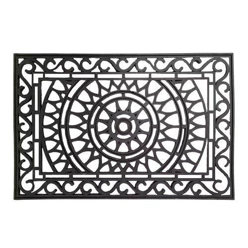 Solemate Rubber Star Circle 60x90cm Outdoor Doormat