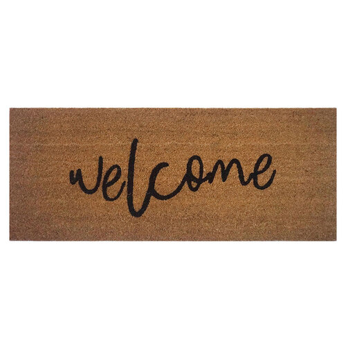 Solemate PVC Welcome 45x110cm Outdoor Doormat