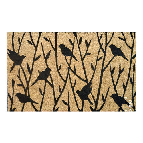 Solemate PVC Birds Branches 50x80cm Outdoor Doormat