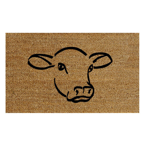 Solemate Latex Cow 45x75cm Outdoor Doormat