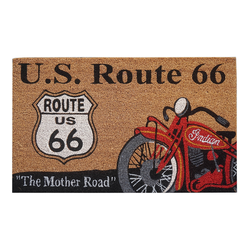 Solemate Latex Route 66 45x75cm Outdoor Doormat