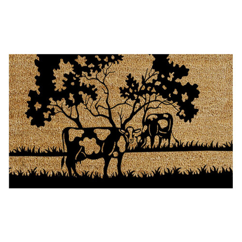 Solemate Latex Cow Tree 45x75cm Outdoor Doormat