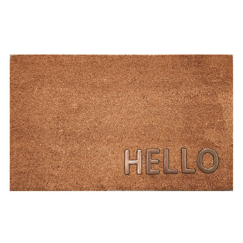 Solemate Copper Hello 45x75cm Outdoor Doormat
