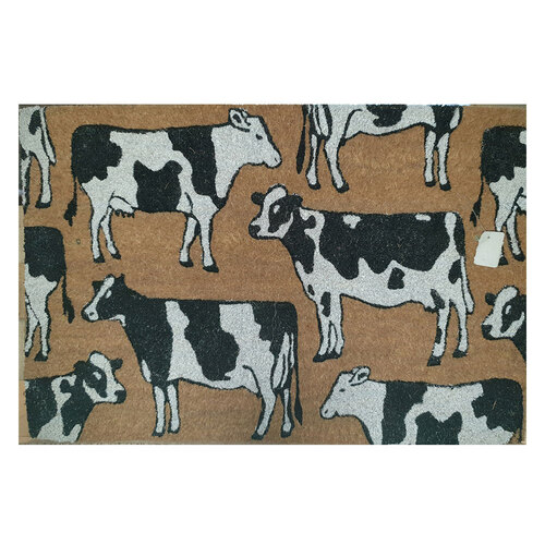 Solemate PVC Dairy Cows 45x75cm Outdoor Doormat