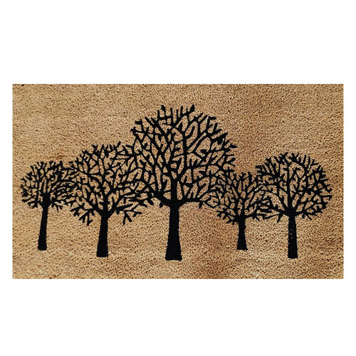 Solemate Latex Backeded Trees 45x75cm Outdoor Doormat
